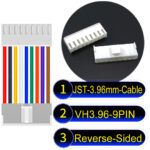 JST VH 9Pin Reverse-Side-Head Cable