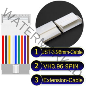 JST VH 9Pin Male Female Extension Cable