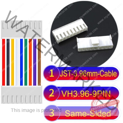 JST VH 9Pin Same-Side-Head Cable