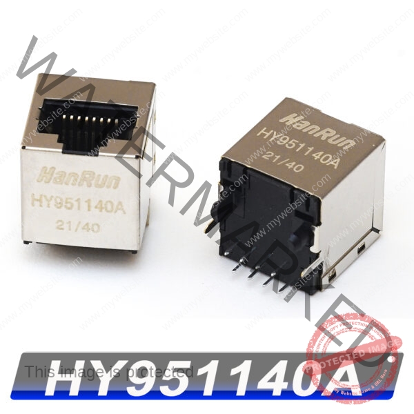 HY951140A RJ45 Ethernet Connector Module, provides stable network connections