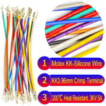 Molex KK 396 3.96mm pre-crimped terminal silicone cable