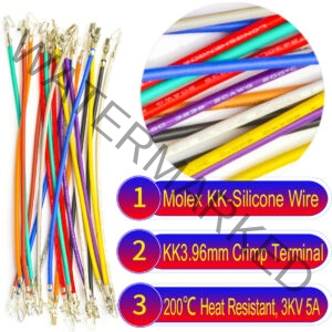 Molex KK 396 3.96mm pre-crimped terminal silicone cable