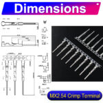 Molex KK 254 Dupont with Lock 2.5mm female Crimp Terminal