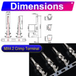 Molex Mini-Fit Jr 4.2mm female 5559 Crimp Terminal