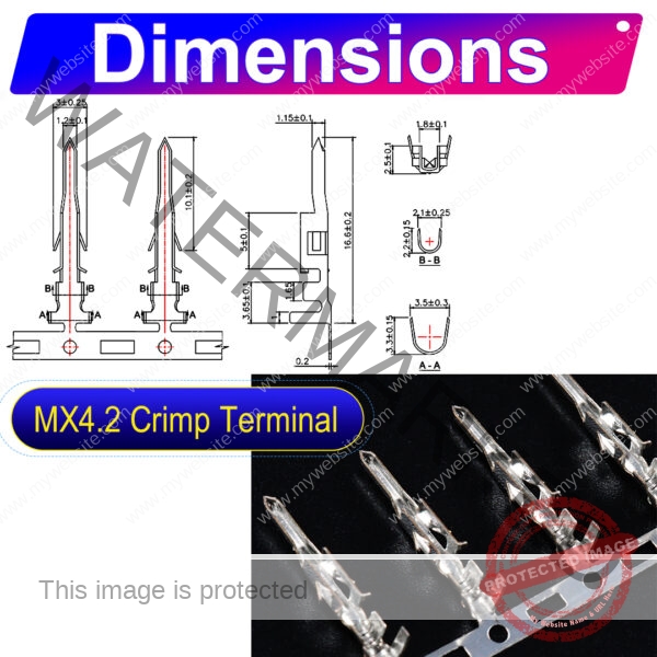 Molex Mini-Fit Jr 4.2mm female 5559 Crimp Terminal