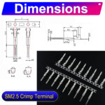 JST SM 2.5mm female Crimp Terminal