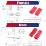 JST SYP2.5 2.5mm Male Female Housing 2P 3P 4P 5P 6P 7P 8P 9P 10P 12P