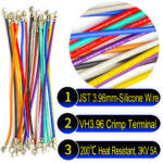 JST VH 3.96mm female pre-crimped terminal silicone cable