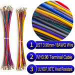 JST VH 3.96mm female pre-crimped terminal cable