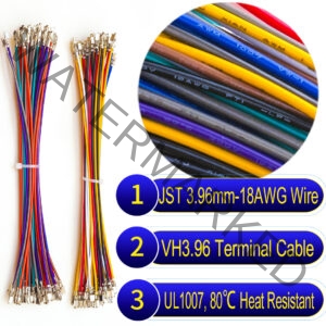 JST VH 3.96mm female pre-crimped terminal cable