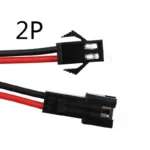5Pairs 15cm JST SM Quick Adapter LED Strip Lamp Driver Connectors Male to Female Wire Connectors for 2P 3P 4P 5P 6P Plugs