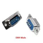 5Pcs RS232 Serial Port Socket DB9 DB15 DB25 DB37 Pin D-SUB Adapter Blue Female/Male Connector for Computer Accessories